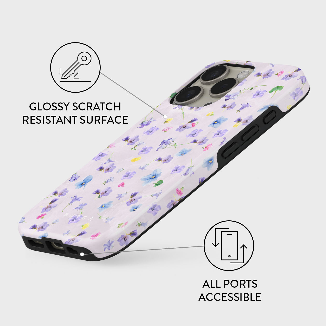 BURGA Phone case - Wildflower