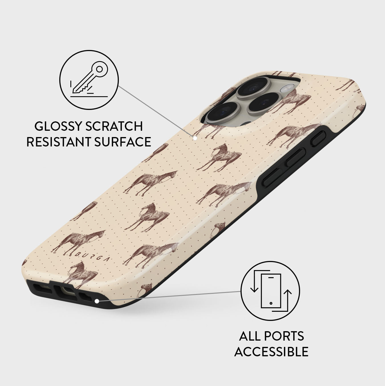 BURGA Phone case - Wild West