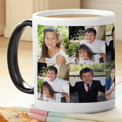 Picture-Perfect Multi Photo Color Changing Mug Magic Mug