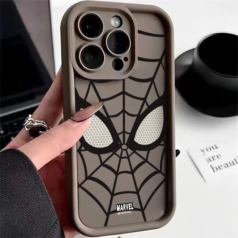 Cool Spider Man Plain Multi Step TPU Soft Phone Case