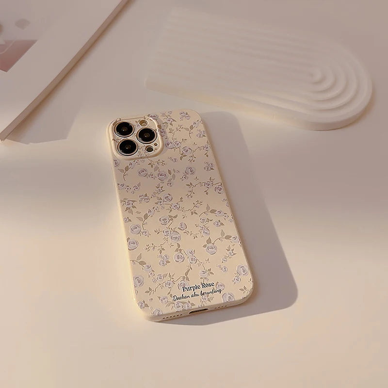 Retro Shattered Flowers Phone Case