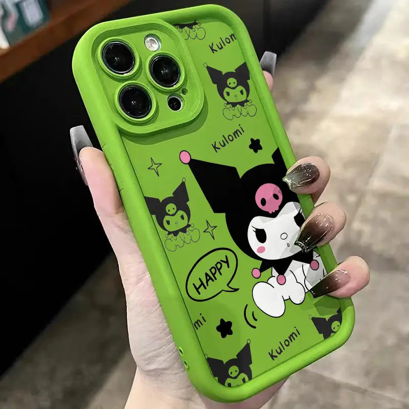 Sanrio Kuromi Kawaii Happy Phone Case