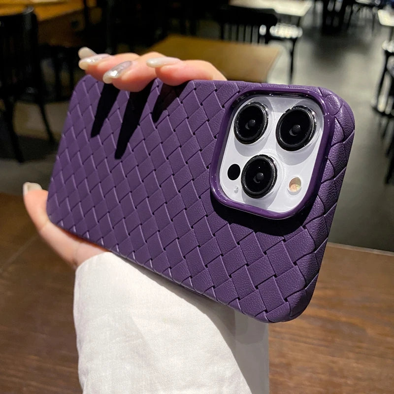 Luxury Woven Pattern Phone Case