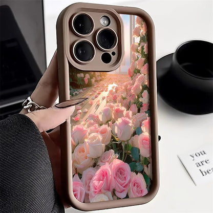 Floral Shockproof Cover Phone Case