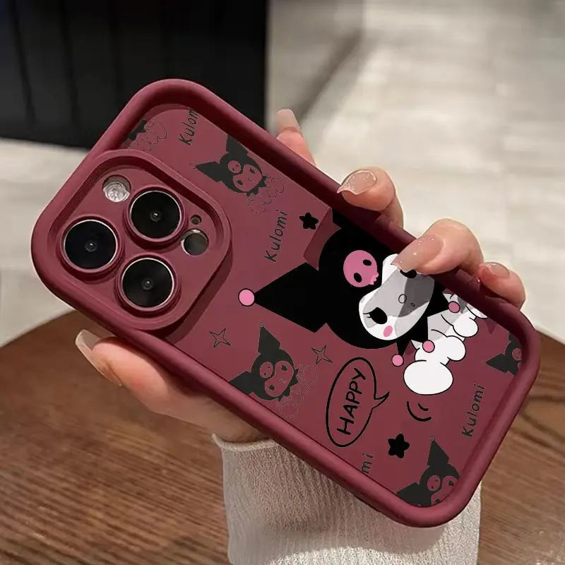 Sanrio Kuromi Kawaii Happy Phone Case