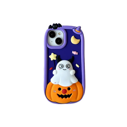 Halloween Cute Pumpkin Ghost Phone Case