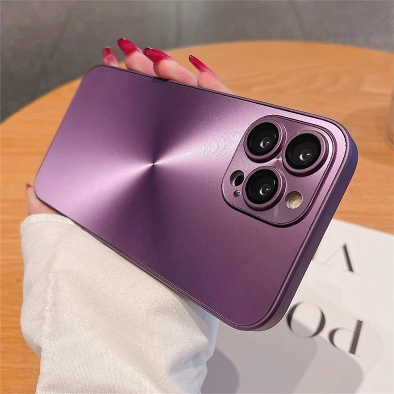 Laser Aurora CD Pattern Matte Phone Case 16