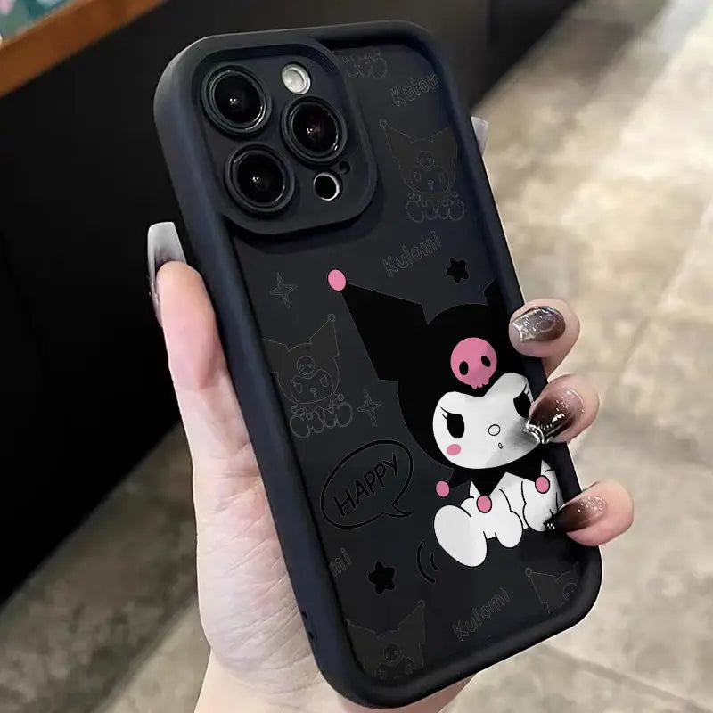 Sanrio Kuromi Kawaii Happy Phone Case