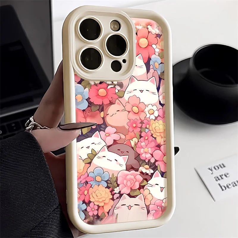 Cute Sleeping Cat Phone Case