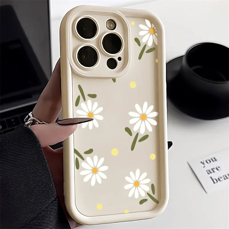 Floral Shockproof Cover Phone Case