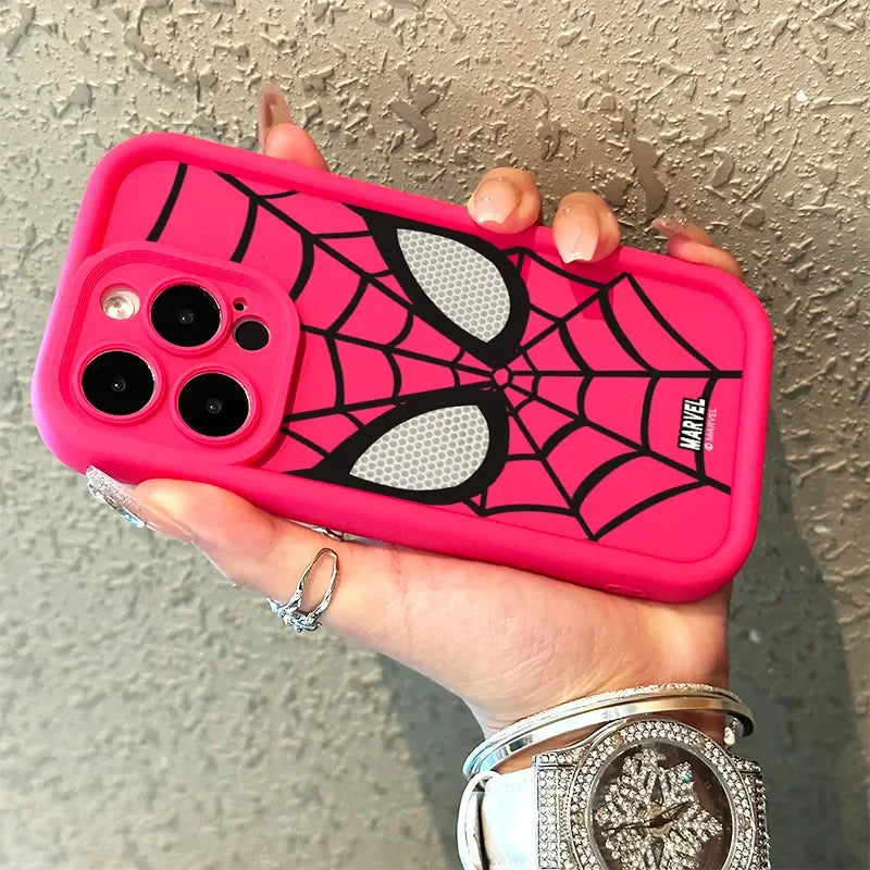 Cool Spider Man Plain Multi Step TPU Soft Phone Case
