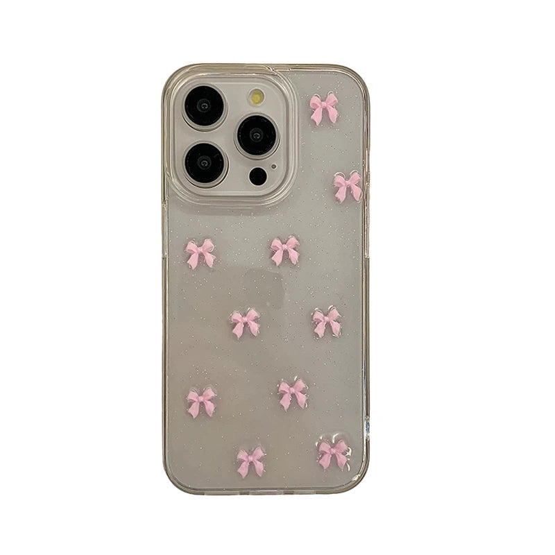 Cute Pink Bowknot Phone Case