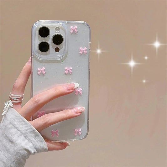 Cute Pink Bowknot Phone Case